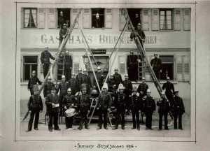 Sieger Platz 2 Themenblock "Geschichte und Vergangenheit" Teilnehmer: Thomas Esalneck Titel: Feuerwehr Schafhausen 1906